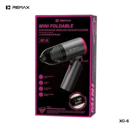 REMAX Mini Foldable Car Mounted Wireless Vacuum Cleaner XC-6
