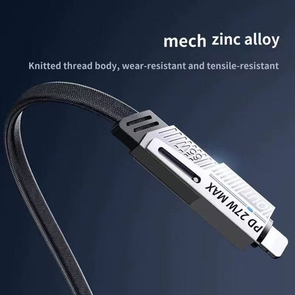 REMAX 65W Multi Functional Zinc Alloy Braided Data Cable RC-C189