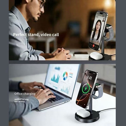 REMAX 3-in-1 Rotatable Wireless Phone Charger 20.5W