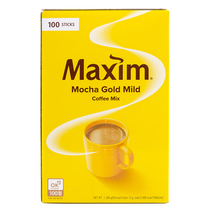 Maxim Mocha Gold Mild Korean Instant Coffee