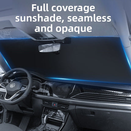 Car Windshield Sun Shade - Universal Fit Sunscreen Protector for Heat & UV Ray Protection