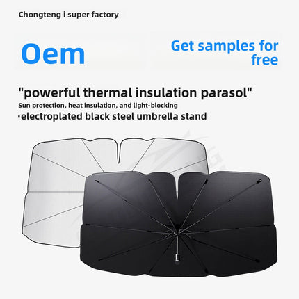 Car Windshield Sun Shade - UV Protection & Heat Blocking Sunshield for Summer
