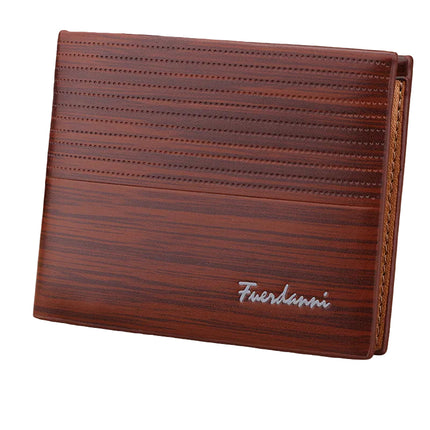 Men’s Slim Bifold Leather Wallet with Money Clip