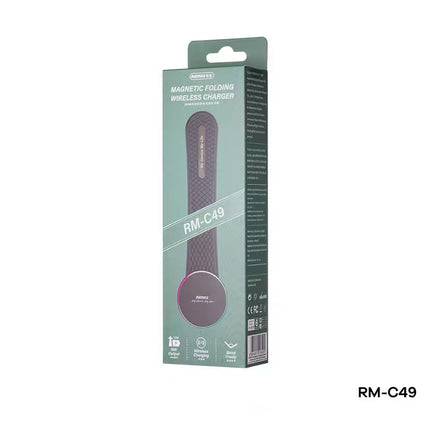 REMAX 15W Magnetic Folding Wireless Car Charging Phone Holder