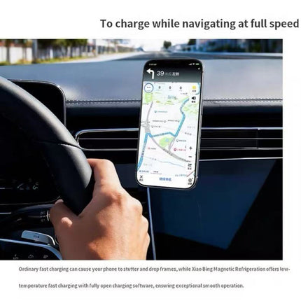 REMAX Electric Cooling Fan Magnetic Wireless Charging & Car Holder