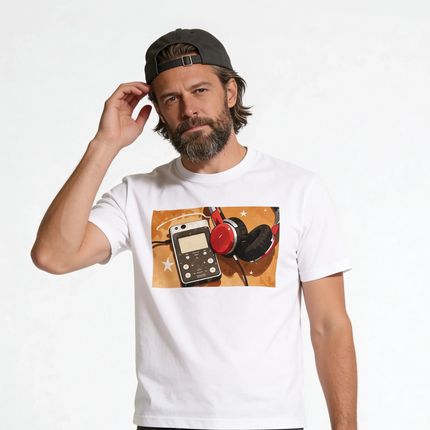 Celestial Static Uni-Sex T-Shirt with COOLPASS Fabric | Vintage Finder
