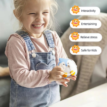 Animal Bubble Popper Fidget Toy Set, Capybara Sheep Penguin Snail Frog Stress Relief Sensory Toy for Kids and Adults