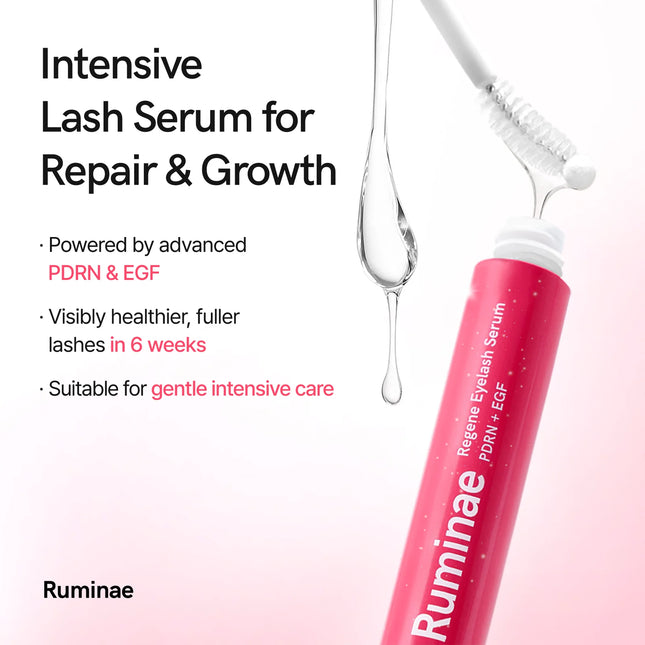 [Ruminae] Regene PDRN + EGF Eyelash Serum 10ml