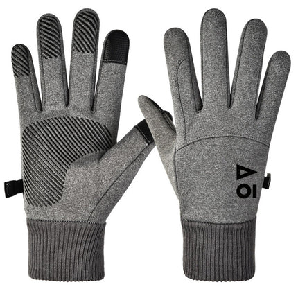 Unisex Winter Fleece-Lined Touchscreen Gloves for Driving, Cycling, and Outdoors