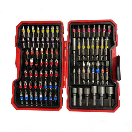 Liyeda 83-Pieces S2 Steel Electric Screwdriver Bit Set with Phillips, Slotted, Torx, Hex & Socket Bits, Not Impact Rated