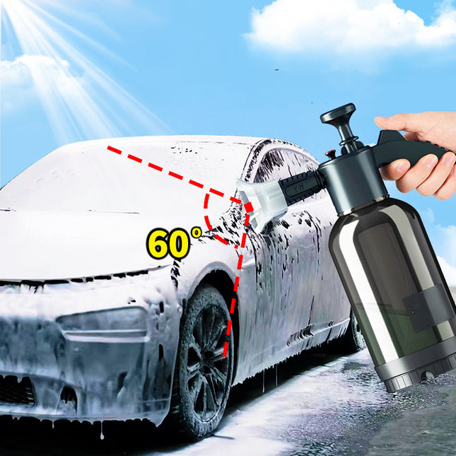 2L Handheld Foam Sprayer for Cars & Household Cleaning