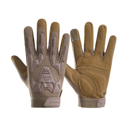 Men’s Tactical  Full-Finger Touchscreen Gloves, Outdoor Training Protective Anti-Slip Gloves