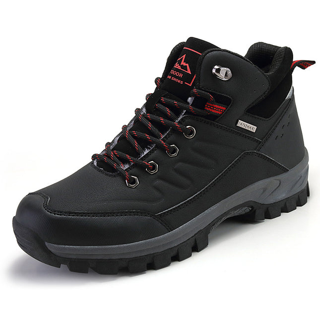 Men’s Outdoor Winter Waterproof Fleece Lined Hiking Boots