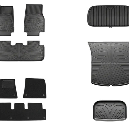 All-Weather 5-piece Premium TPE Floor Mats for Tesla Model Y Juniper Refresh