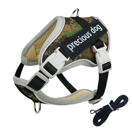 Reflective No-Pull Harness with Leash – Soft Padded, Escape-Proof Vest for Small Dogs