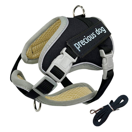 Reflective No-Pull Harness with Leash – Soft Padded, Escape-Proof Vest for Small Dogs