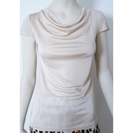 Women's One-Shoulder Draped Neck Top