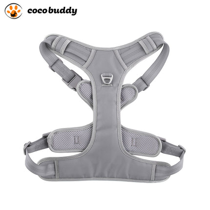 Double Layer Reflective Dog Harness Vest with No-Pull Leash