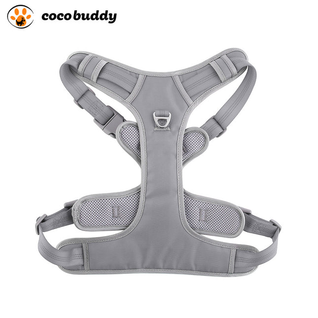 Double Layer Reflective Dog Harness Vest with No-Pull Leash