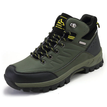 Men’s Outdoor Winter Waterproof Fleece Lined Hiking Boots