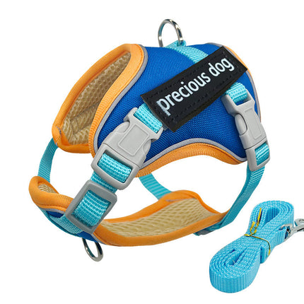 Reflective No-Pull Harness with Leash – Soft Padded, Escape-Proof Vest for Small Dogs