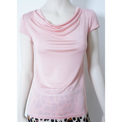 Women's One-Shoulder Draped Neck Top