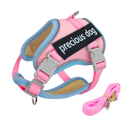 Reflective No-Pull Harness with Leash – Soft Padded, Escape-Proof Vest for Small Dogs