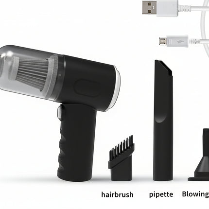 Wireless Handheld Car Vacuum Cleaner – Portable High-Power Rechargeable Cordless Vacuum for Auto Interior Cleaning