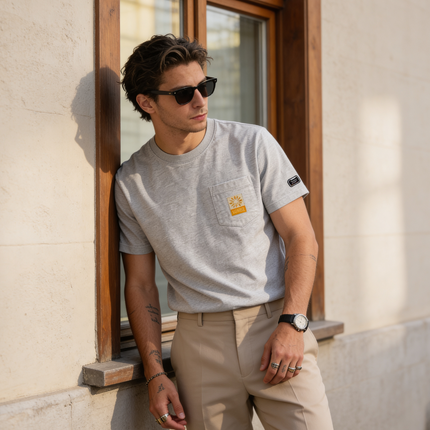 Vestige Single Pocket Uni-Sex T-Shirt with COOLPASS Fabric | Vintage Finder