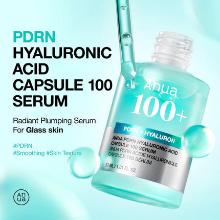 ANUA PDRN + Hyaluronic Acid Skin Renewal Serum 100 Capsules 30ml