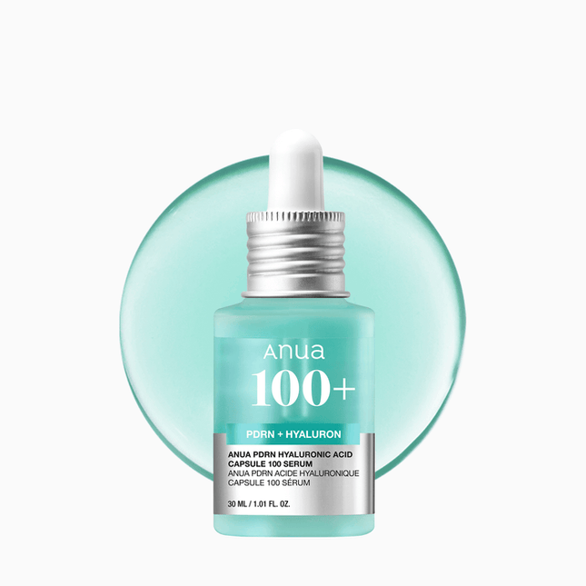 ANUA PDRN + Hyaluronic Acid Skin Renewal Serum 100 Capsules 30ml