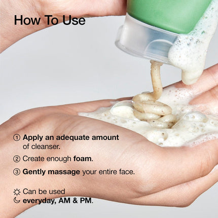 ANUA Heartleaf Quercetinol Cleansing Foam 5.07 fl.oz. (150ml) / Deep Pores & Blackheads Care