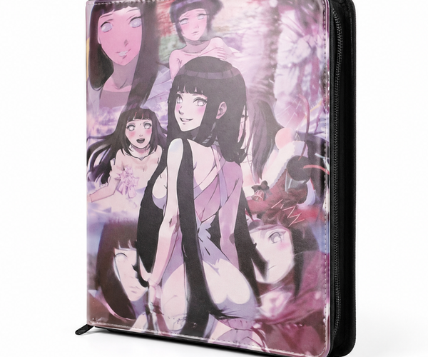 waifu card binder Hinata Hyuga Anime 9-Pocket Trading Card Binder (34×26×3.5cm) – Wish  Wholesale