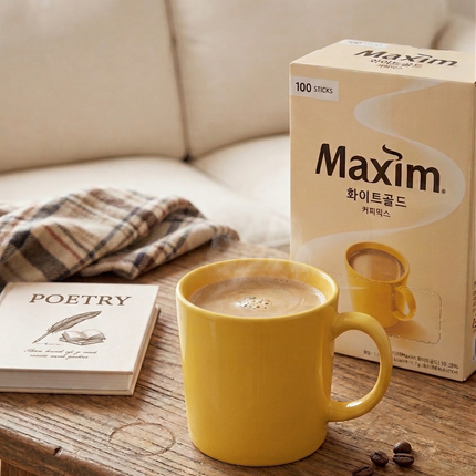 Maxim White Gold Korean Instant Coffee