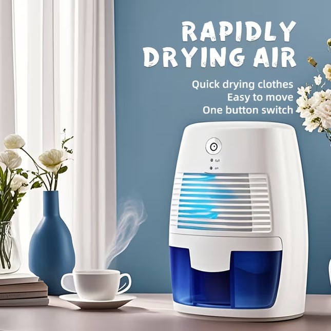 Compact Portable Dehumidifier – Moisture Absorber & Air Dryer for Home, Bedroom