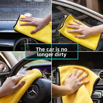 Premium Dual-Sided Microfiber Car Wash Towels Ultra Absorbent, Thick & Scratch-Free Drying Cloths