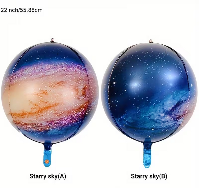 Decorative 4D Solar System & Planets Balloons for Space Themed Party Decor