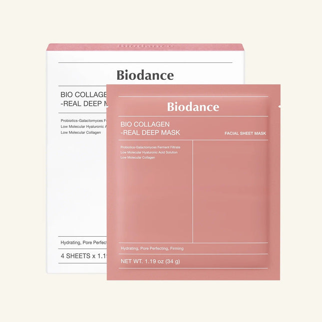 BIODANCE Bio-Collagen Real Deep Mask Sheet (4ea) / Pore Tightening & Overnight Hydration