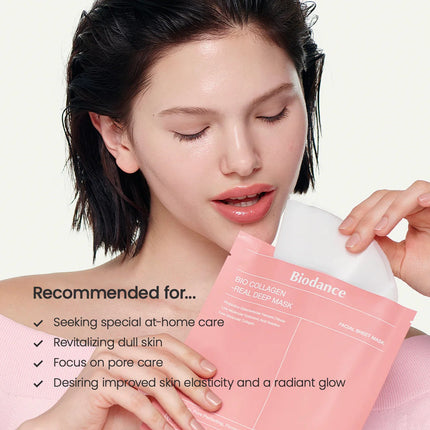 BIODANCE Bio-Collagen Real Deep Mask Sheet (4ea) / Pore Tightening & Overnight Hydration