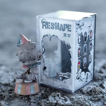 POP MART Hirono Reshape Themed Acrylic Display Case, Dustproof, 7.5*7.5*12.5cm