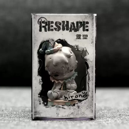 POP MART Hirono Reshape Themed Acrylic Display Case, Dustproof, 7.5*7.5*12.5cm