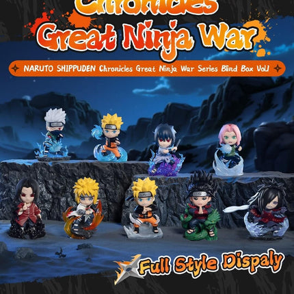 Funism Naruto Shippuden Mystery Blind Box English Version, Anime Collectible Action Figure