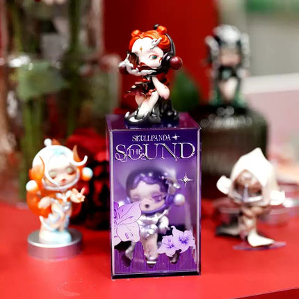 Exclusive SKULLPANDA "The Sound" Acrylic Display Case | Fit for Themed Collectibles | 7.5*7.5*12.5cm