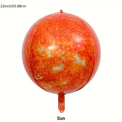 Decorative 4D Solar System & Planets Balloons for Space Themed Party Decor